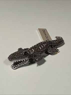 Deepa Gurnani Alligator Brooch